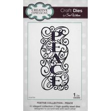 Creative Expressions. Peace Die. Die Cutting Cardmaking Scrapbooking Crafts
