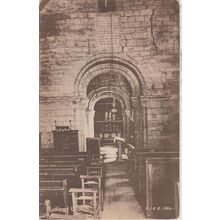 interior Studland Church Studland Dorset Postcard (QDOR440)