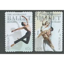 AUS 2012 SET ( S/A) '50TH ANN OF AUSTRALIAN BALLET' (2v) FINE USED (EBID36-723)