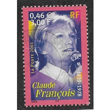 FRA 2001 3F 'SINGERS- CLAUDE FRANCOIS' FINE USED (EBID60-968)