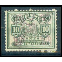 Used Revenue 10c N.Y. Stock Transfer Barely Clears WA2846