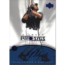 2004 U.D. Baseball Diamond Collection Pro Sigs Carlos Delgado