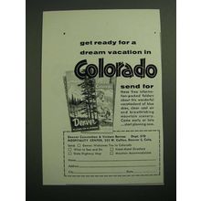 1957 Denver Convention & Visitors Bureau Ad - Get Ready