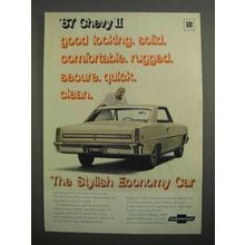 1966 Chevrolet Chevy II Nova SS Sport Coupe Car Ad