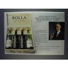 1980 Bolla Wine Ad - Open And Enjoy Four Times
