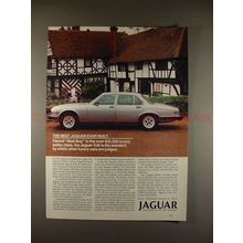 1986 Jaguar XJ6 Car Ad - The Best Jaguar Ever Built!