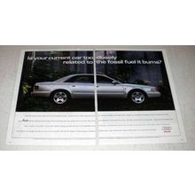 1997 Audi A8 Car Ad, Too Closely Related to Fossil Fuel