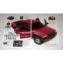 2000 Dodge Dakota Quad Cab Pickup Truck Ad - More-Door