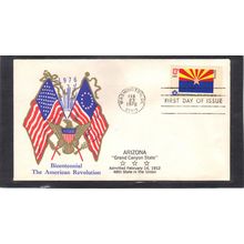 FDC Boerger Cachets 1680 13c Arizona (Cachet-U/A) CV00735