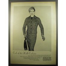 1955 Bergdorf Goodman Suit Ad - Cock-of-the-Walk Exclusive