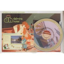 Dalmina Hotel Split Croatia Interactive CD Rom Postcard