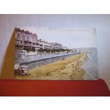 THE PROMENADE, SANDOWN, I.O.W. used antique postcard by Photochrom 1913 pm #