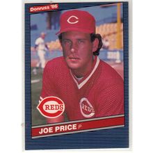 1986 Donruss baseball card 506 Joe Price