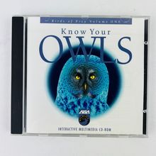 Know Your Owls Birds Of Prey Vol 1 Multimedia PC CD ROM 1995 Axia International