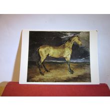 HORSE FRIGHTENED BY LIGHTENING by Theodore Gericault postcard National Gallery =