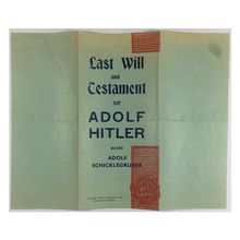 Original WW2 British Home Front Propaganda Leaflet.