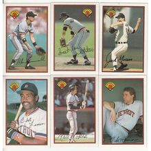 1989 Bowman Detroit Tigers team set 18 cards- Trammell, Morris, Whitaker