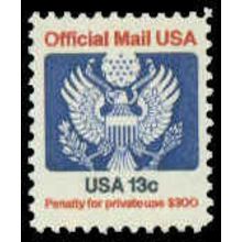 O129 13c Eagle Fine MNH G0607