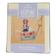 Hallmark Keepsake Spring Ornament Backyard Bunny 1993