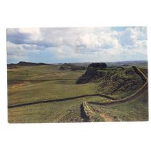 HADRIAN'S WALL used postcard 1973 postmark..J.Arthur Dixon Northumberland 1084 #