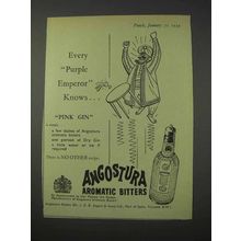 1959 Angostura Aromatic Bitters Ad - Purple Emperor