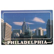 SKYLINE. LIBERTY PLACE, PHILADELPHIA, PENNSYLVANIA USA unused vintage postcard =