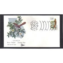FDC Gill Craft 1962a 20c Brown Thrasheer (Cachet-U/A) CV39862