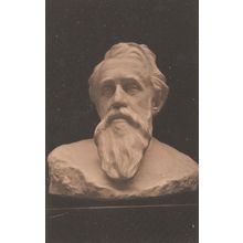 C Meunier Rousseau Portrait Sculpture Belgium Museum Old Postcard