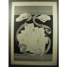 1955 Crane's Fine Papers Ad - Crane's - the gift for every occasion