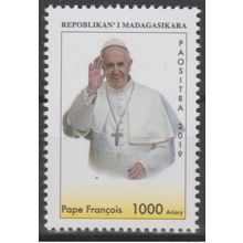 Madagascar 2019 Mi. 2716 Pape François Pope Francis Semeur de Paix d'Espérance