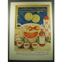 1960 Old Crow Bourbon Advertisement - For 125 holiday seasons