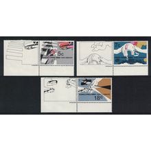 Cyprus Road Safety Campaign 3v Corners 1986 MNH SG#689-691