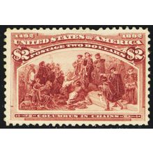 242, Mint Regum $2 VF - Well Centered SCV $550 - Stuart Katz