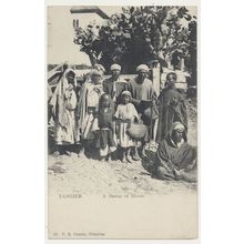 MOROCCO Tangier A Group of Moors early 20th C. RPPC V B Cumbo 52