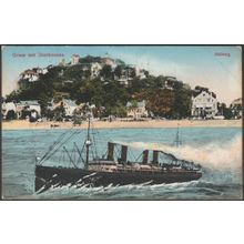 Süllberg, Gruss au Blankenese, 1913 - Karl Wülbern AK