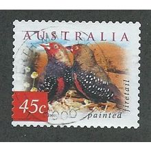 AUS 2001 45c (S/A) 'FLORA AND FAUNA-BIRDS-FIRET (P12.5X13)FINE USED (EBID41-364)
