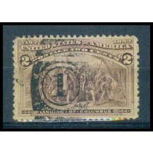 Used 231 2c Landing of Columbus Just Clears M11111