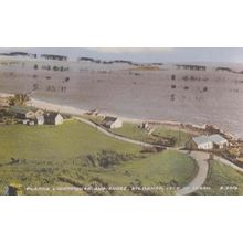 Pladda Lighthouse Kildonan Isle Of Arran Antique Aerial Scottish Postcard