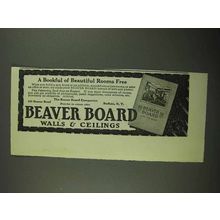 1915 Beaver Board Ad - Bookful of Beautiful Rooms