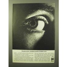 1964 Bufferin Medicine Ad - Sleeplessness Hidden Pain