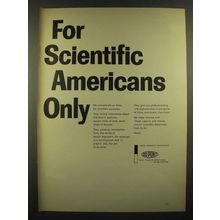 1966 Du Pont Photo Products Department Ad - For Scientific Americans Only