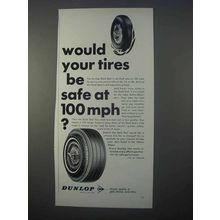 1966 Dunlop Gold Seal Tire Ad - Would Tires Be Safe