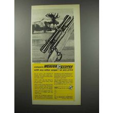 1968 Weaver Model K4 Scope Ad - Compare