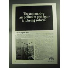 1968 Texaco Oil Ad - Automotive Air Pollution Problem