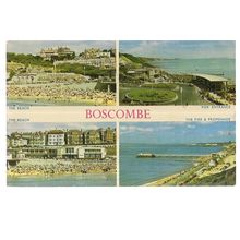 multiview, BOSCOMBE, Hampshire unused vintage postcard =