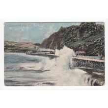 Sea Wall Teignmouth Devon 1904 Postcard