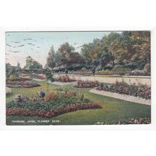 The Flower Beds Finsbury Park London 1922 Postcard Gordon Smith