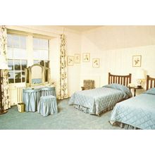 Ardaneiseig Hotel Bedroom Kilchrenen Taynuilt Scottish Hotel Postcard