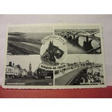 multiview, BERWICK-ON-TWEED, NORTHUMBERLAND used vintage postcard 1961 pm =