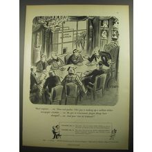 1956 Cincinnati Enquirer Newspaper Ad - Cartoon by Barney Tobey - Real Suspense